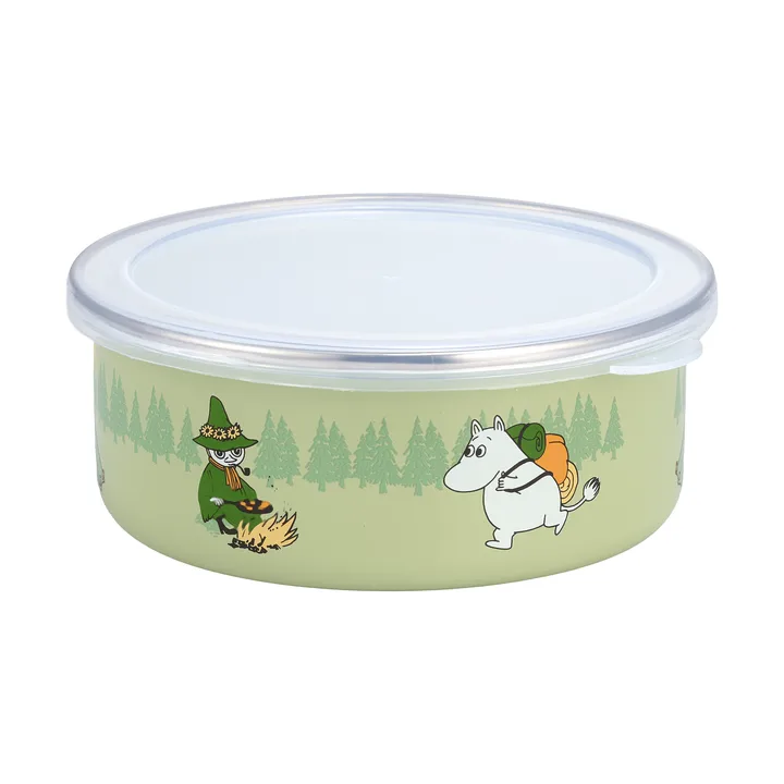 Pot émaillé avec couvercle Mumin Campers - 0,8 L - Muurla