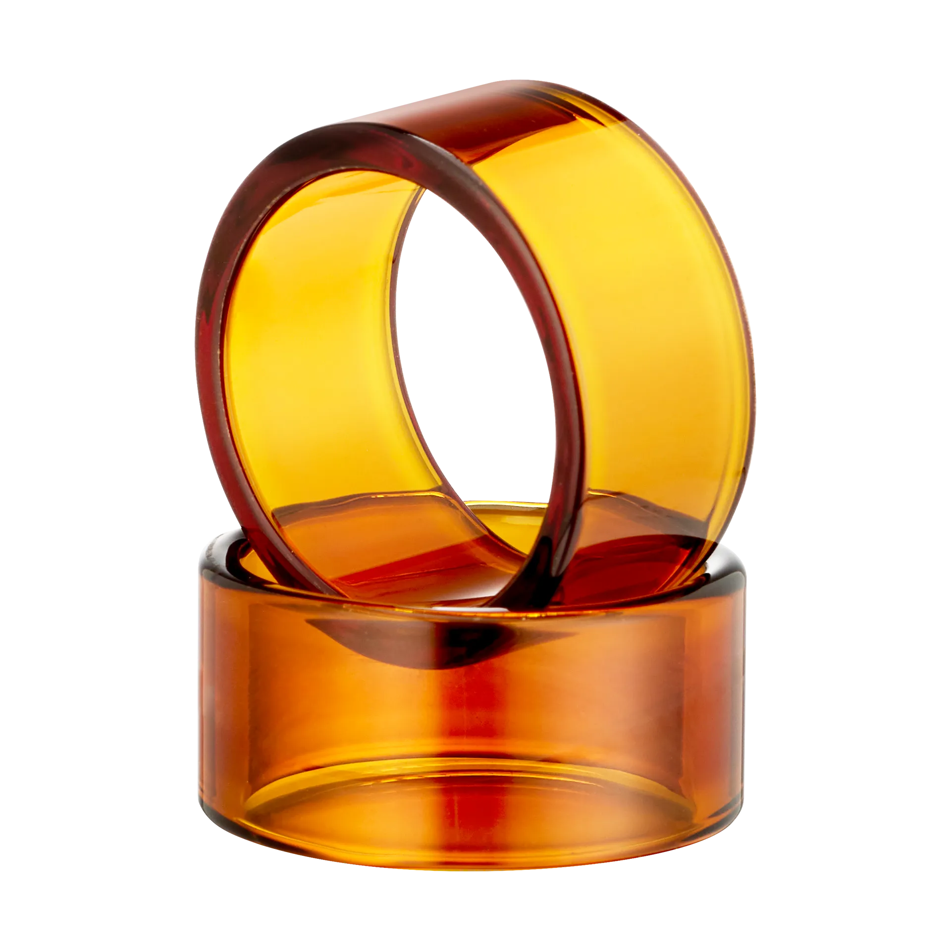 Rond de serviette Loop, lot de 2, Amber Muurla