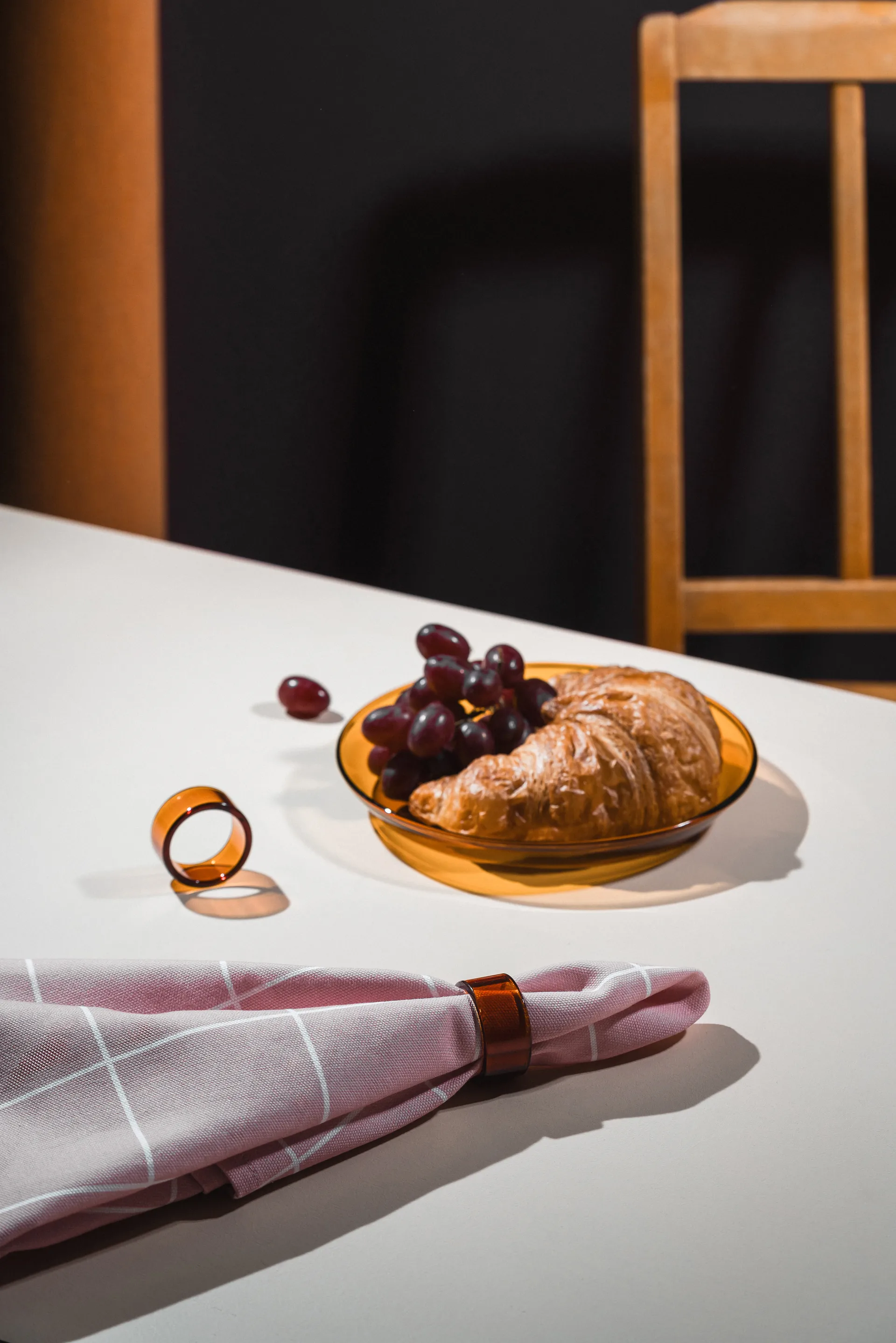 Rond de serviette Loop, lot de 2, Amber Muurla