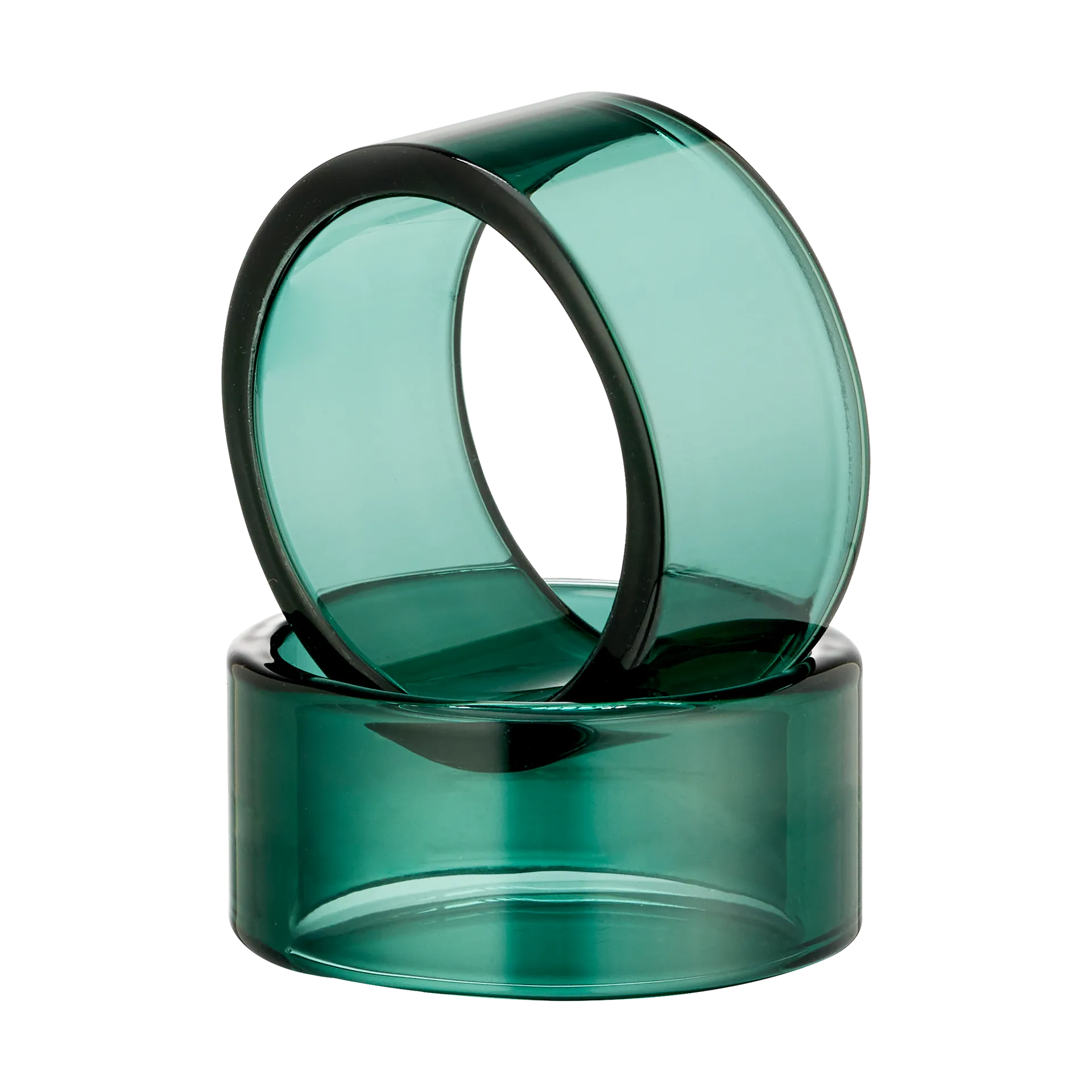 Rond de serviette Loop, lot de 2, Teal Muurla