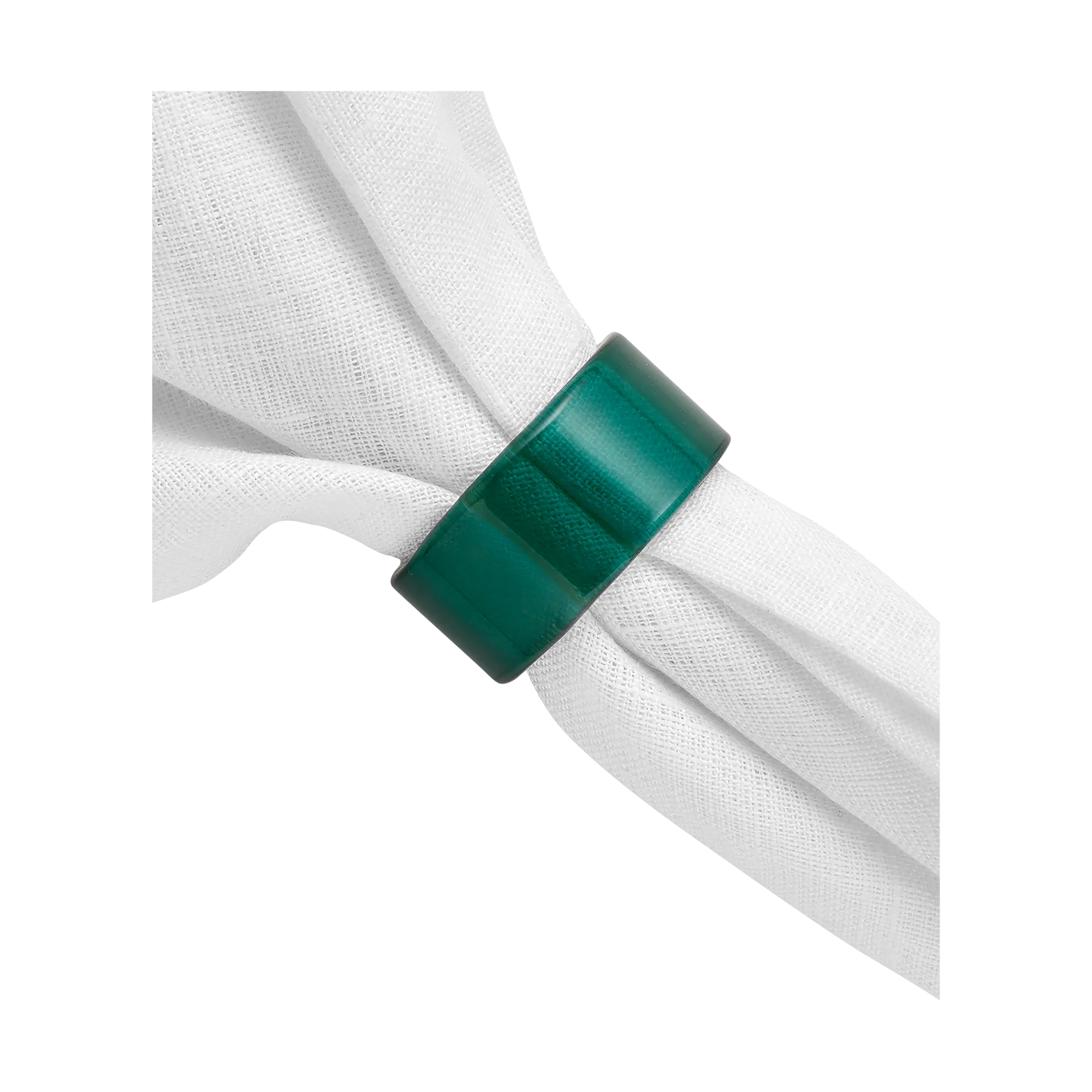 Rond de serviette Loop, lot de 2, Teal Muurla