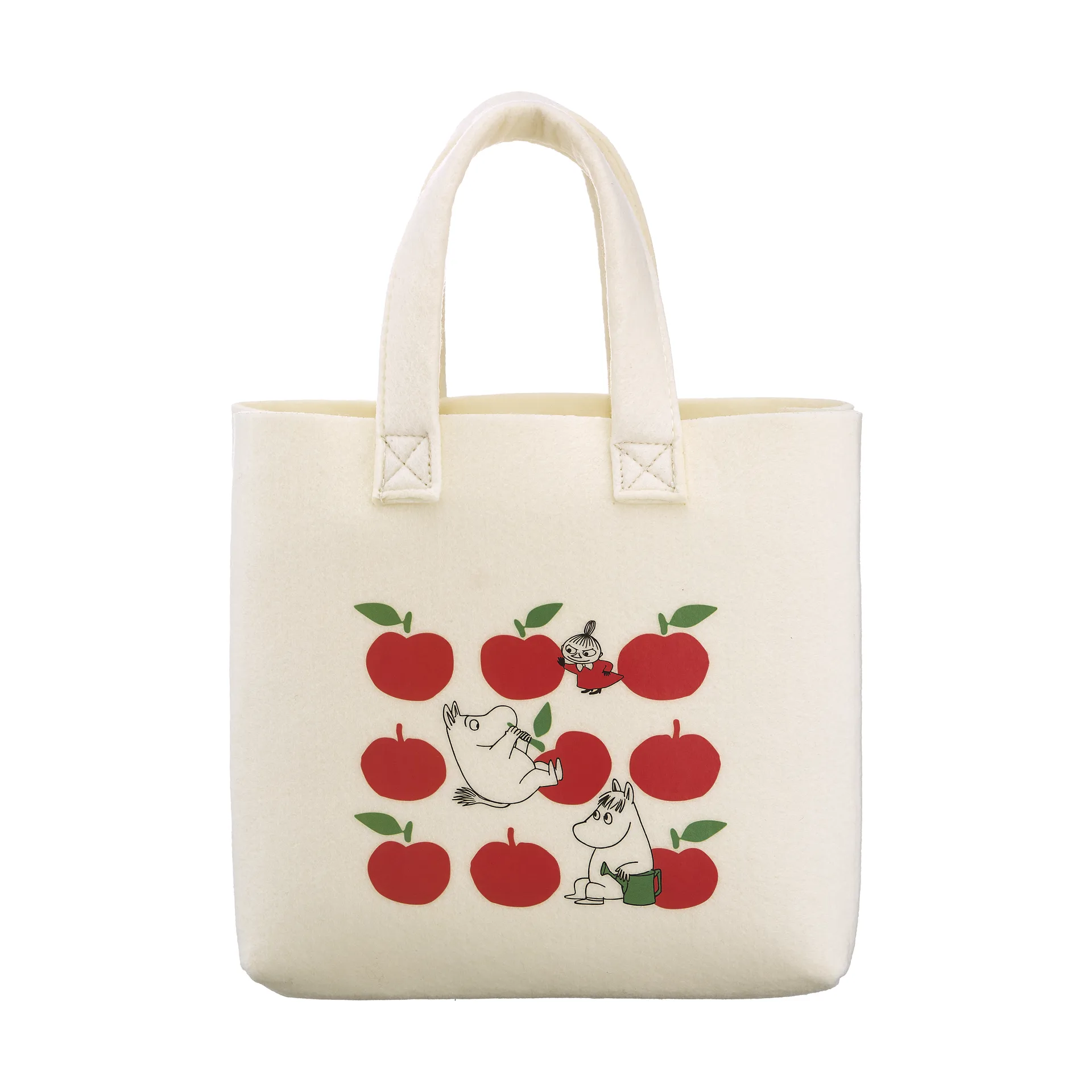 Sac Mumin Tote Bag 25x25 cm, Joyfull Apples Muurla
