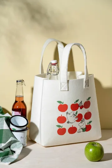 Sac Mumin Tote Bag 25x25 cm - Joyfull Apples - Muurla