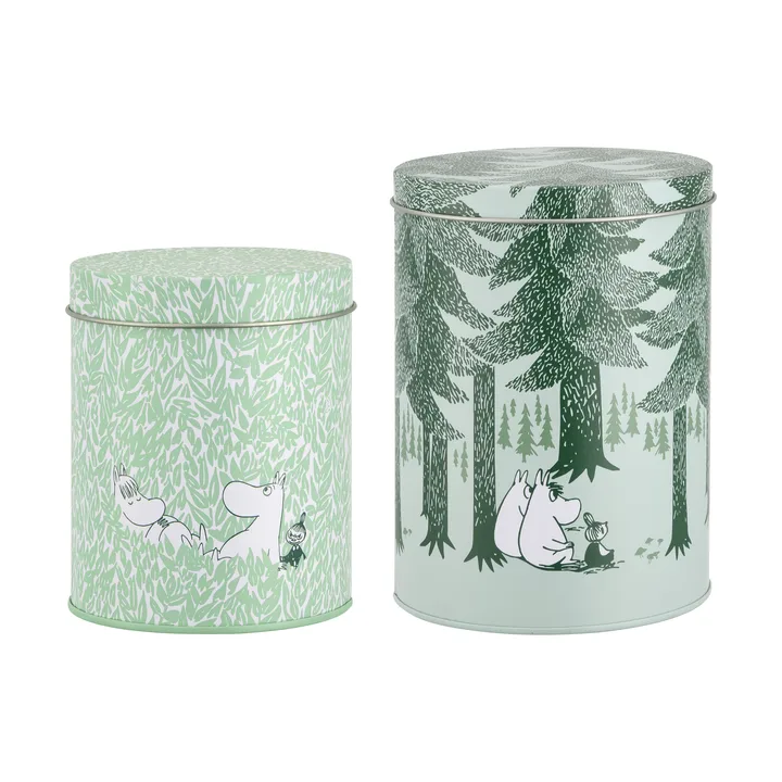 Set de pots Mumin Forest - 2 pièces, vert - Muurla