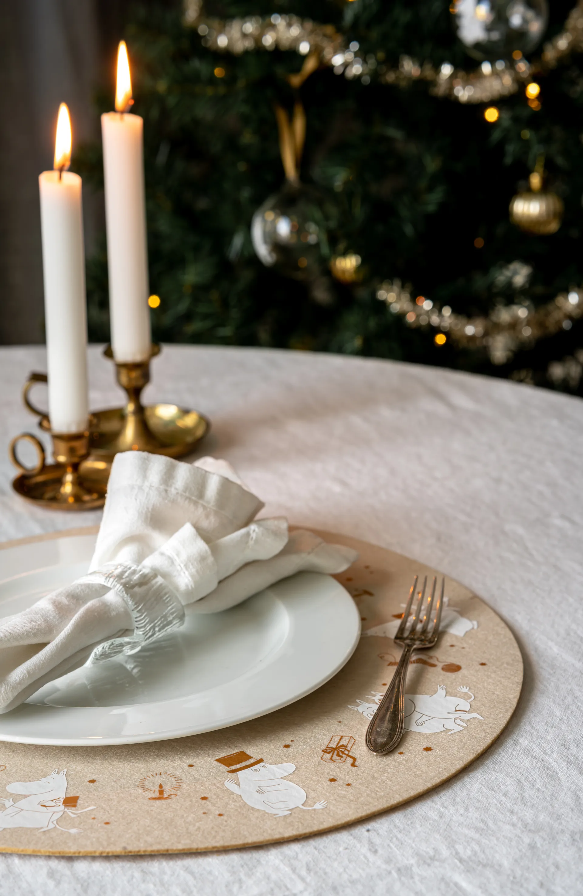 Set de table Moomin Ø38 cm, Sparkling stars Muurla