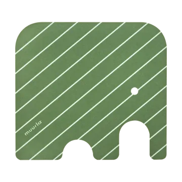 Sous-verre Elephant 11x10 cm - Green - Muurla