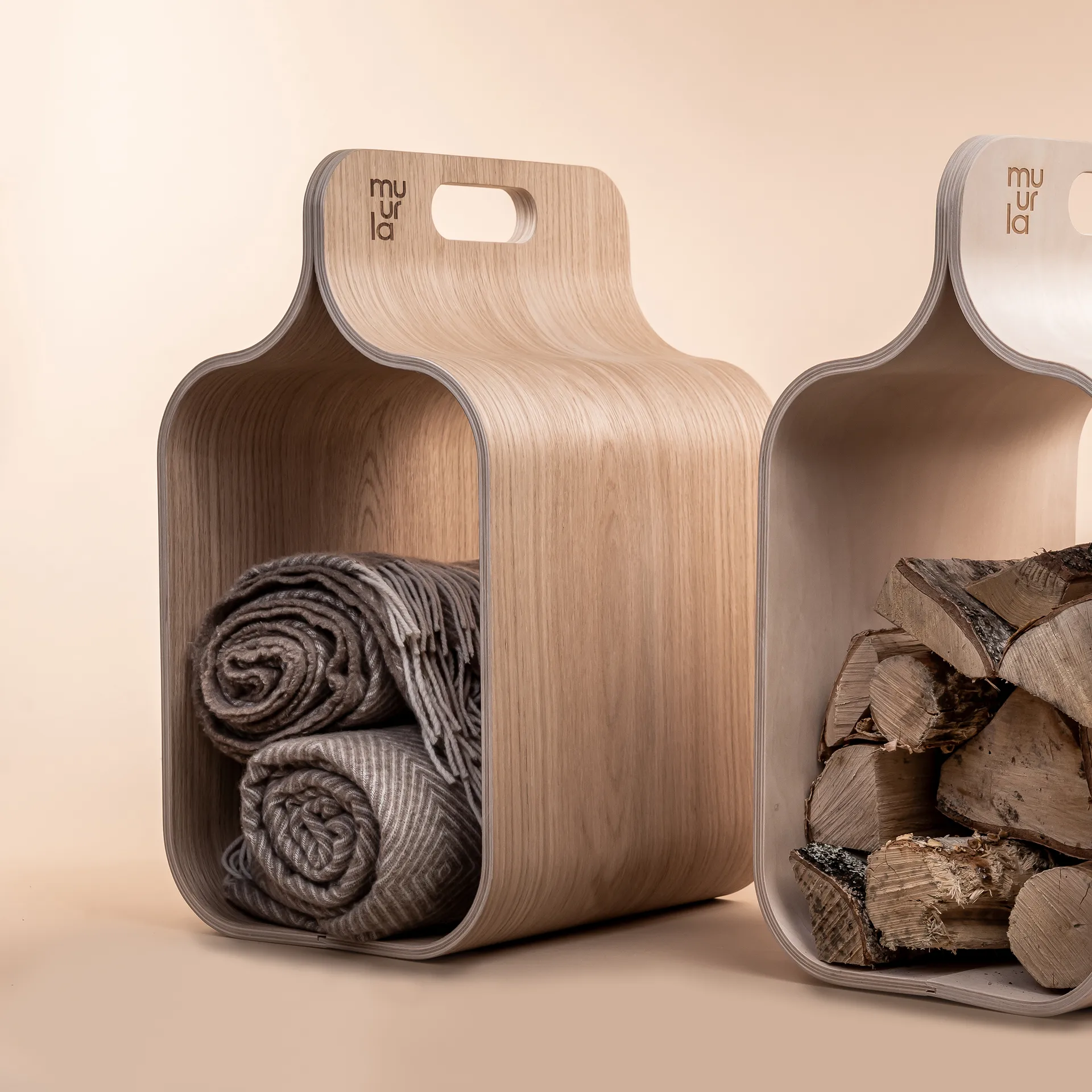 Support pour magazines Carrier, Chêne Muurla