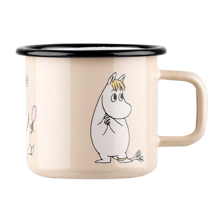 Taisse en émail Snorkmaiden Retro 37 cl - Beige - Muurla