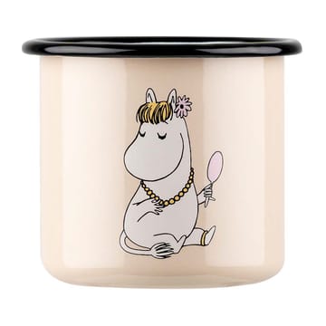 Taisse en émail Snorkmaiden Retro 37 cl - Beige - Muurla