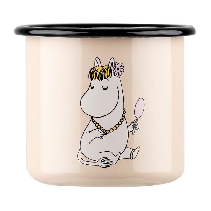 Taisse en émail Snorkmaiden Retro 37 cl - Beige - Muurla