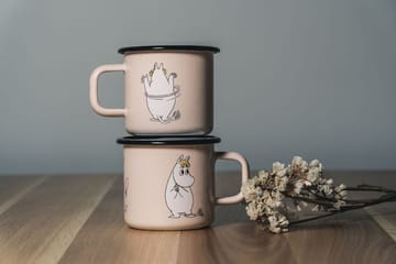 Taisse en émail Snorkmaiden Retro 37 cl - Beige - Muurla