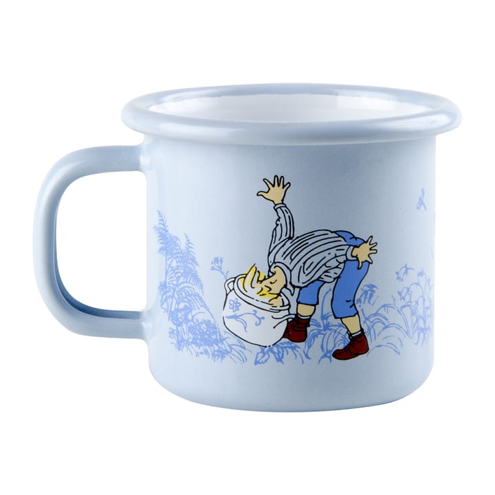 Tasse émaillée bleue Emil  1,5 dl - Bleu clair - Muurla