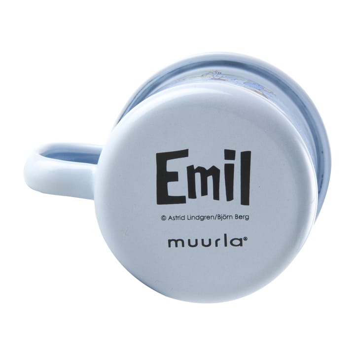 Tasse émaillée bleue Emil  1,5 dl - Bleu clair - Muurla