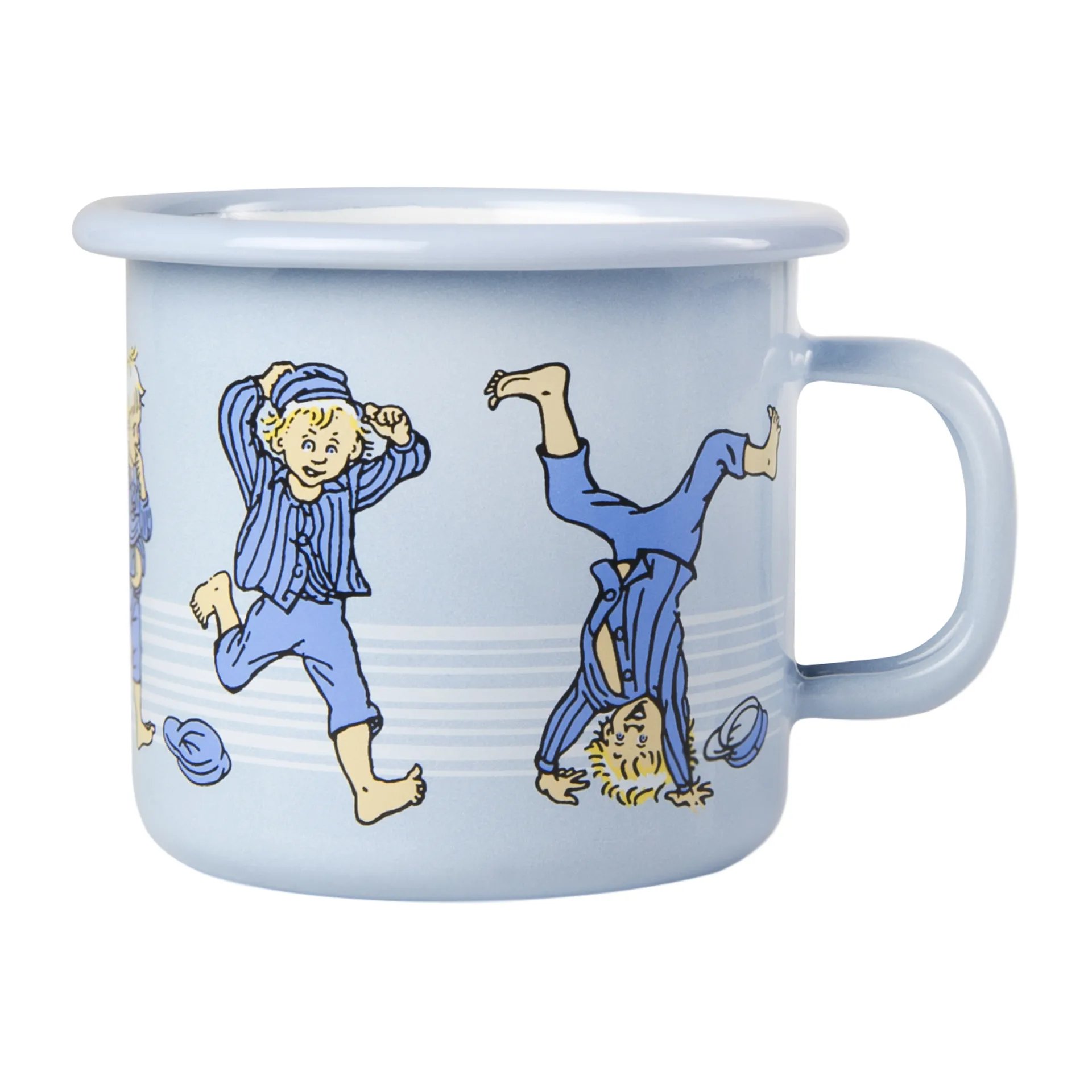 Tasse émaillée bleue Emil 2,5 dl, Bleu clair Muurla