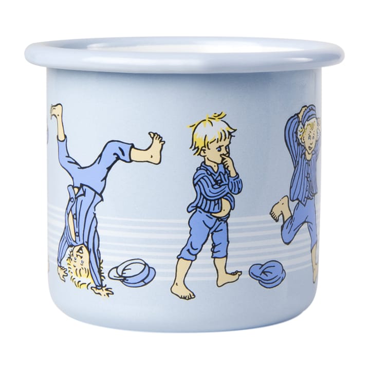 Tasse émaillée bleue Emil 2,5 dl, Bleu clair Muurla