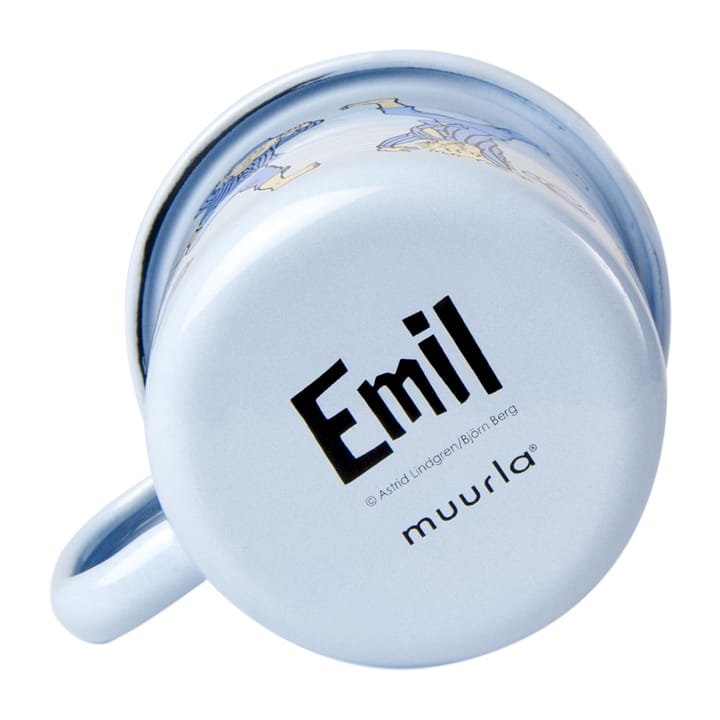 Tasse émaillée bleue Emil 2,5 dl, Bleu clair Muurla