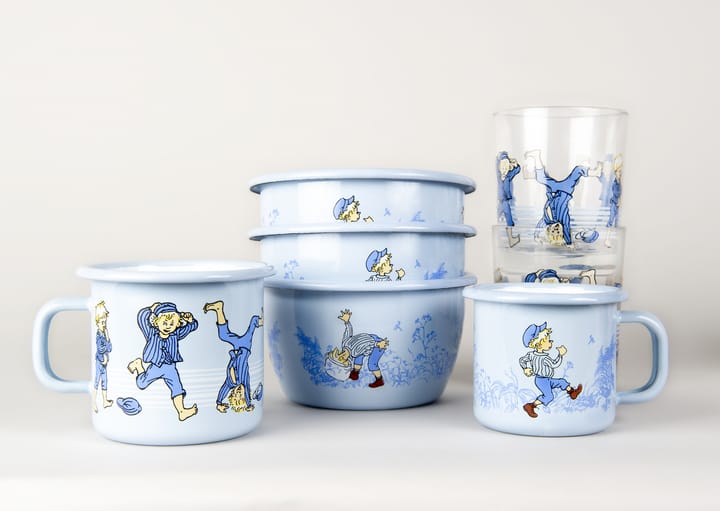 Tasse émaillée bleue Emil 2,5 dl, Bleu clair Muurla