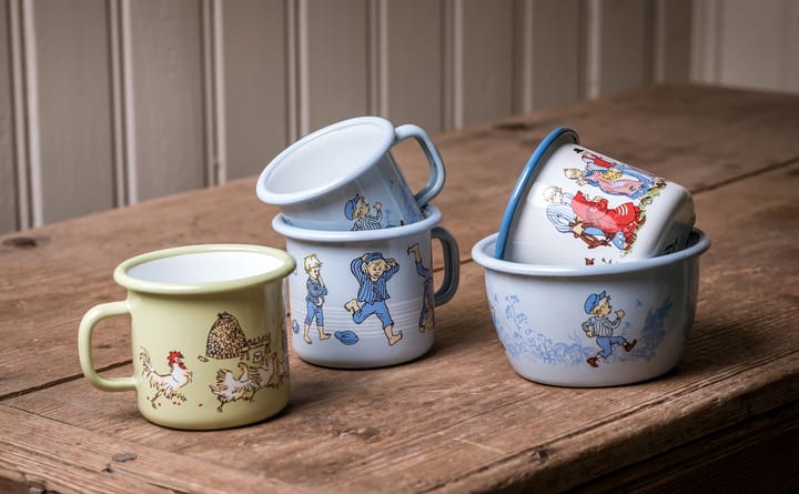Tasse émaillée bleue Emil 2,5 dl, Bleu clair Muurla