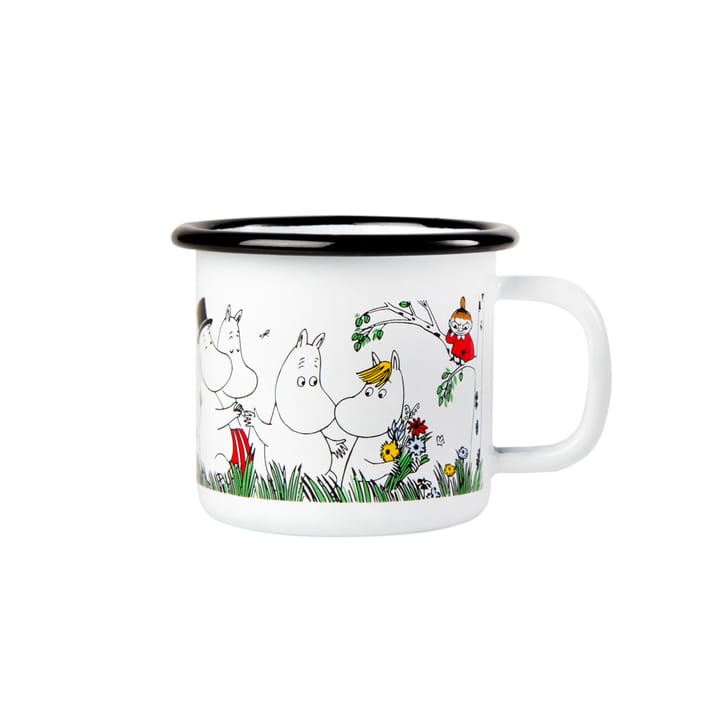 Tasse émaillée Famille heureuse 1,5 dl - Famille heureuse - Muurla