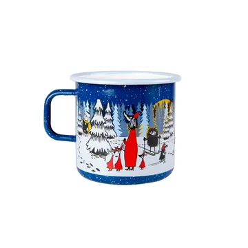 Tasse émaillée Forêt hivernale - 8 dl - Muurla
