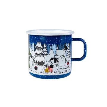 Tasse émaillée Forêt hivernale - 8 dl - Muurla
