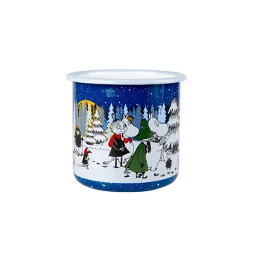 Tasse émaillée Forêt hivernale - 8 dl - Muurla