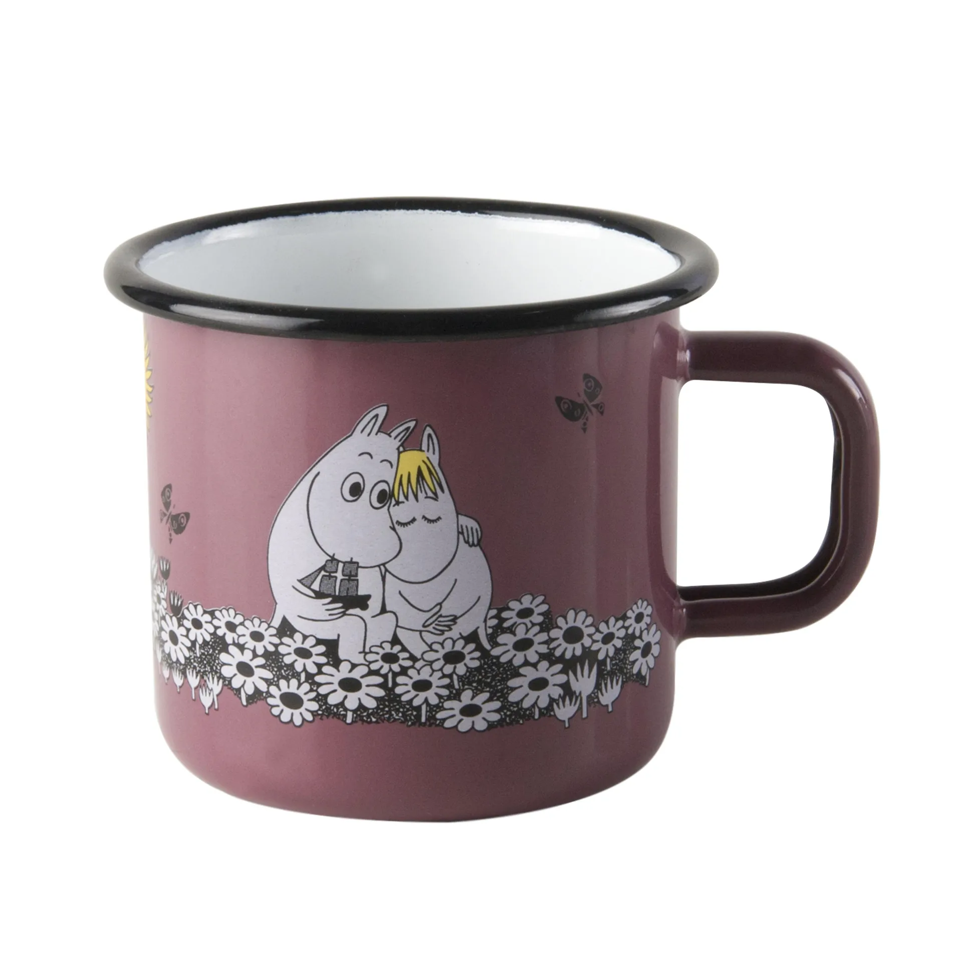 Tasse émaillée rétro Together Forever, 3,7 dl Muurla