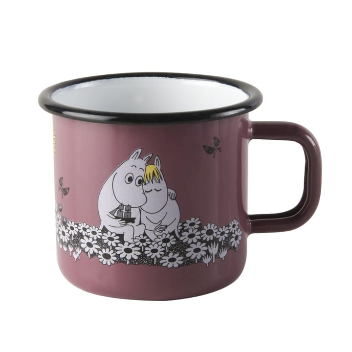 Tasse émaillée rétro Together Forever, 3,7 dl Muurla
