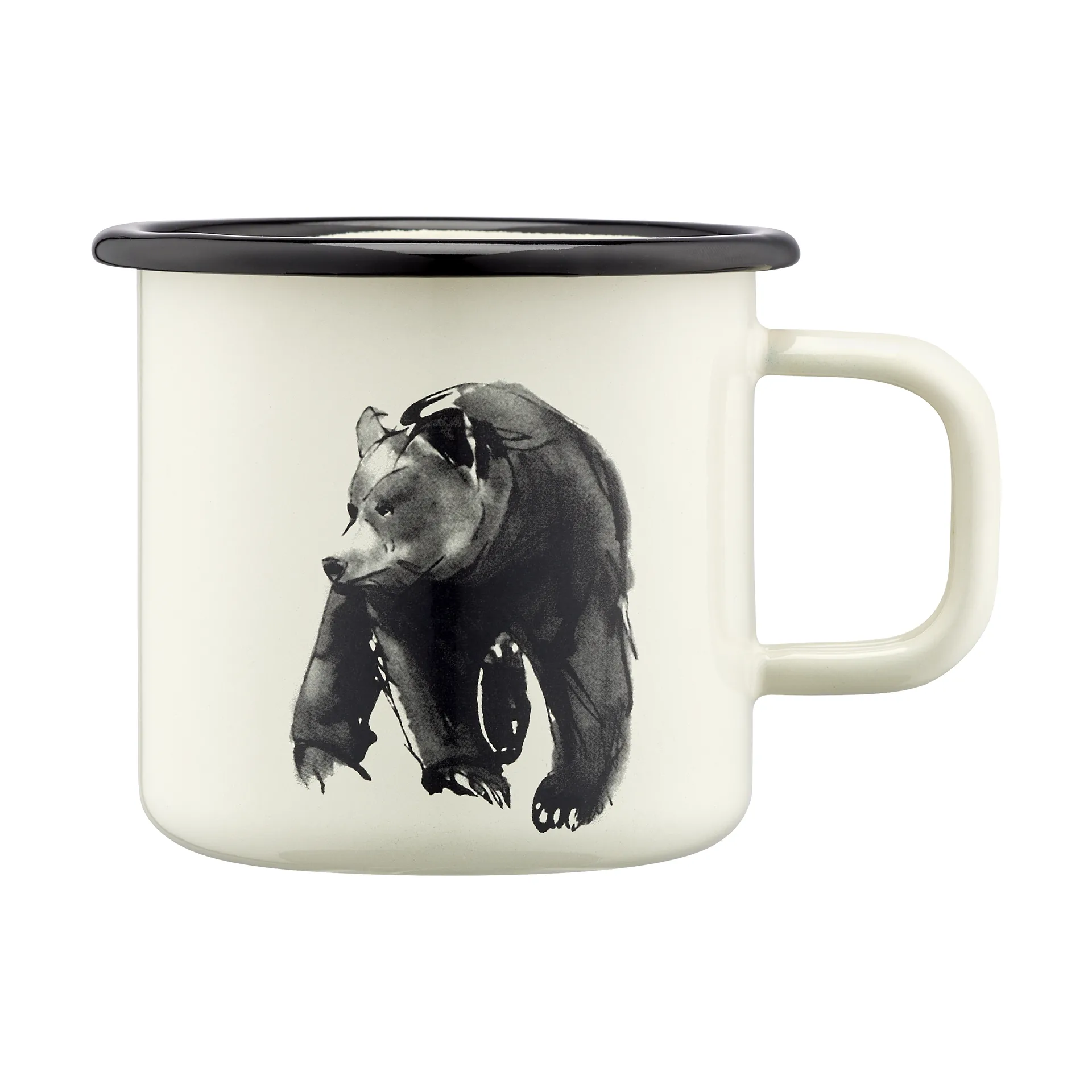 Tasse émaillée Teemu Järvi x Muurla 37 cl, Ours Muurla