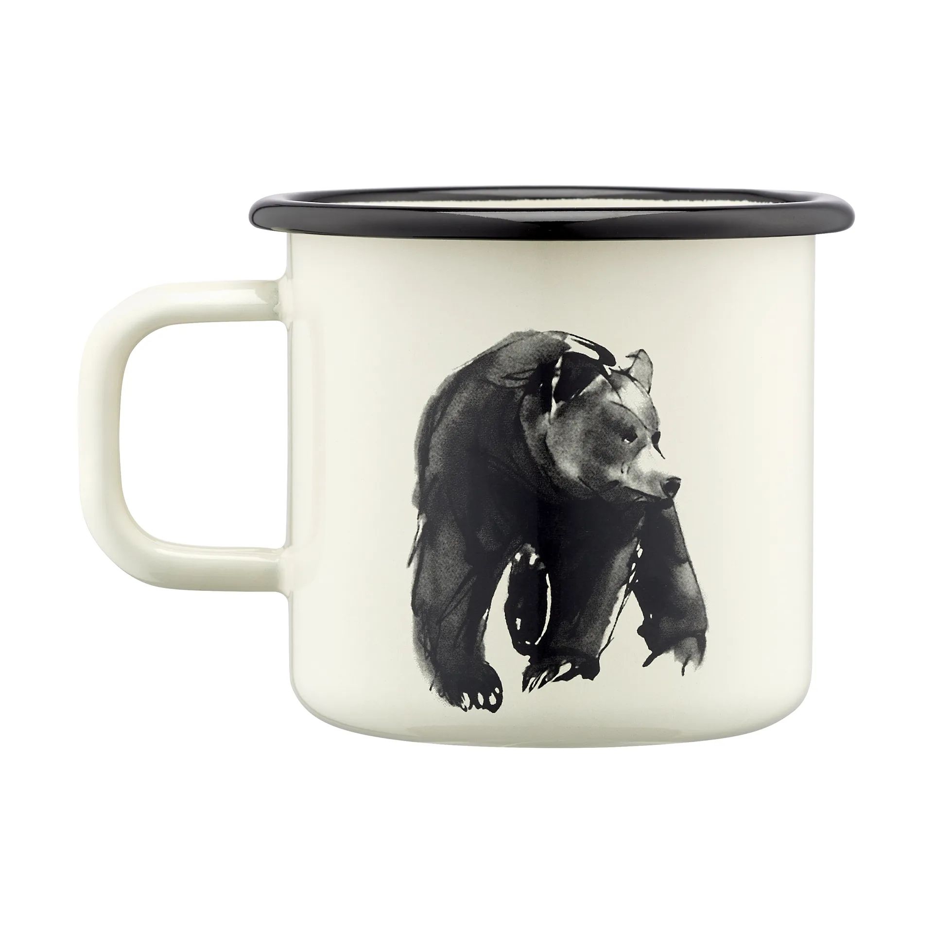 Tasse émaillée Teemu Järvi x Muurla 37 cl, Ours Muurla