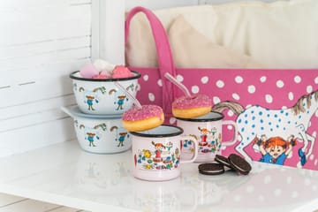 Tasse en émail Anniversaire de Fifi 3,7 dl - Rose - Muurla