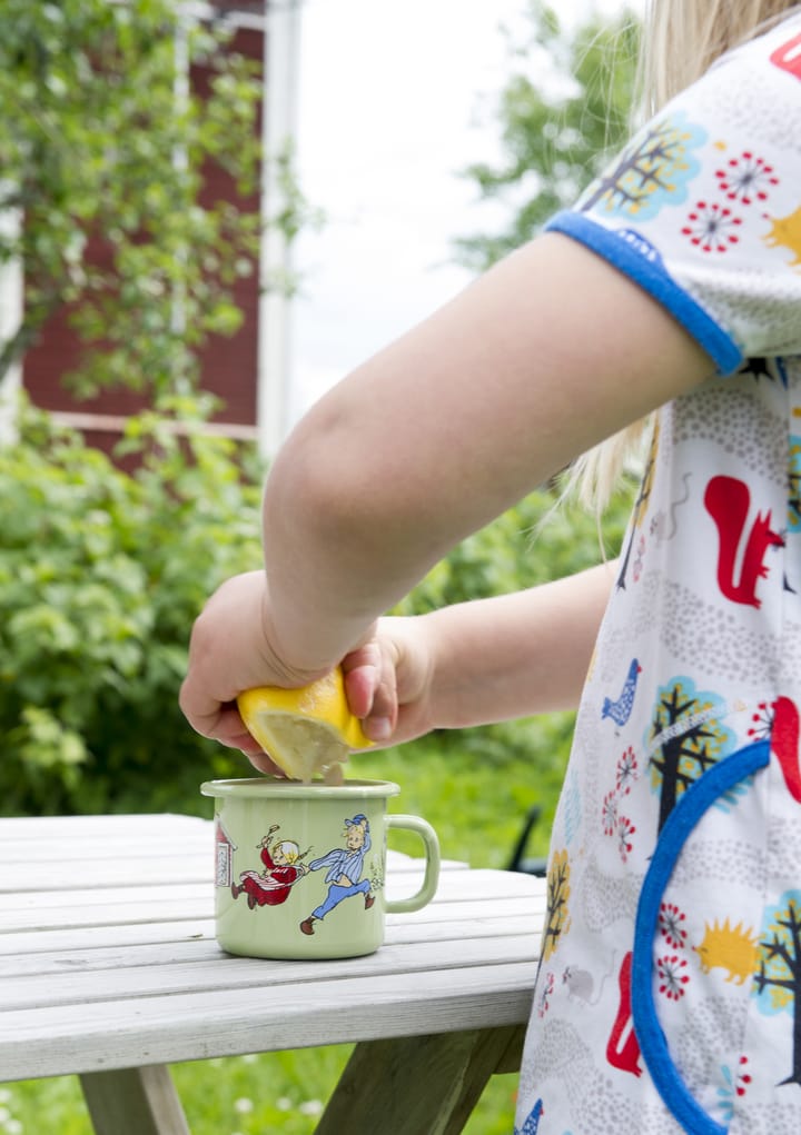 Tasse en émail Emil & Ida 2,5 dl - Vert - Muurla