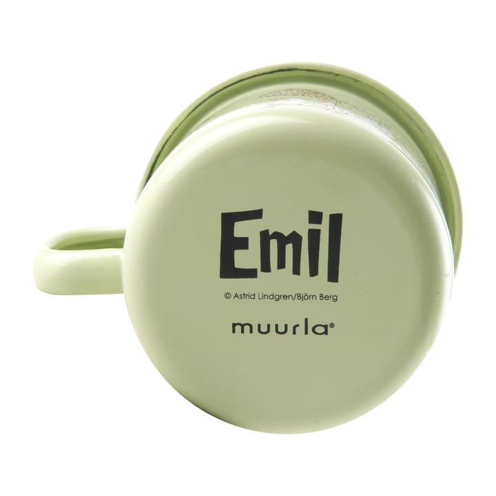 Tasse en émail Emil & Ida 2,5 dl - Vert - Muurla