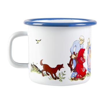 Tasse en émail Emil la famille 2,5 dl - Blanc - Muurla