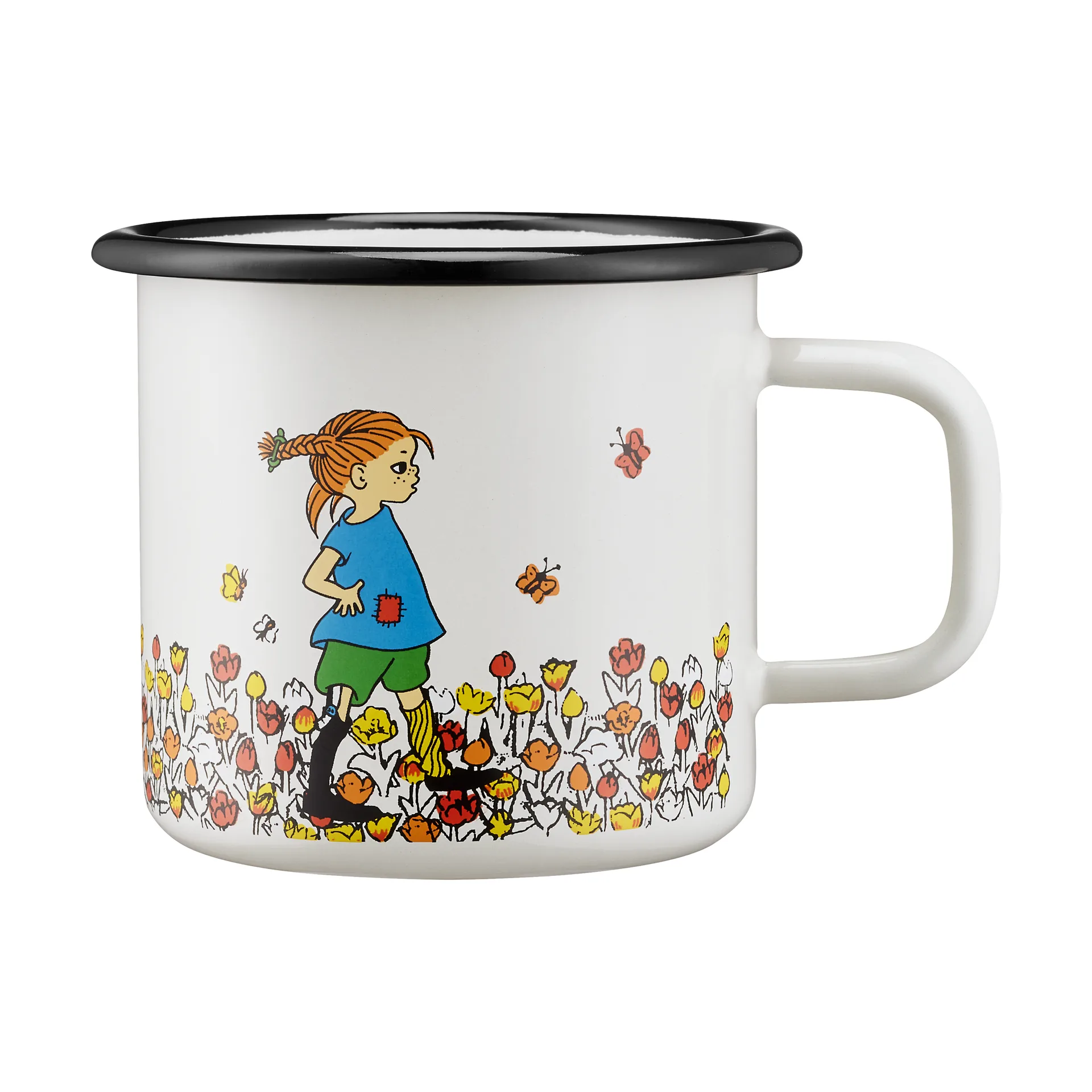 Tasse en émail Fifi Brindacier 3,7 dl, Be More Pippi Muurla