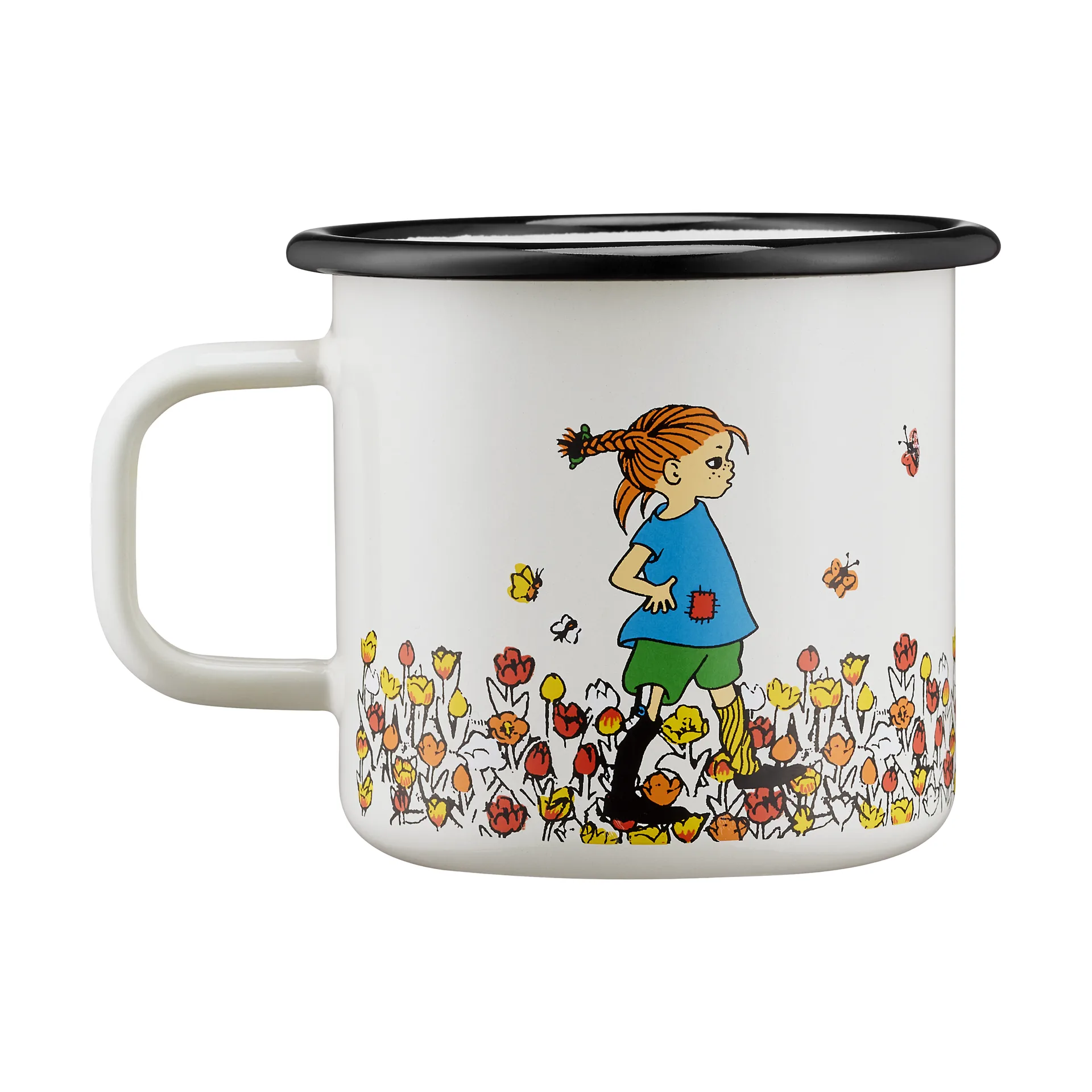 Tasse en émail Fifi Brindacier 3,7 dl, Be More Pippi Muurla
