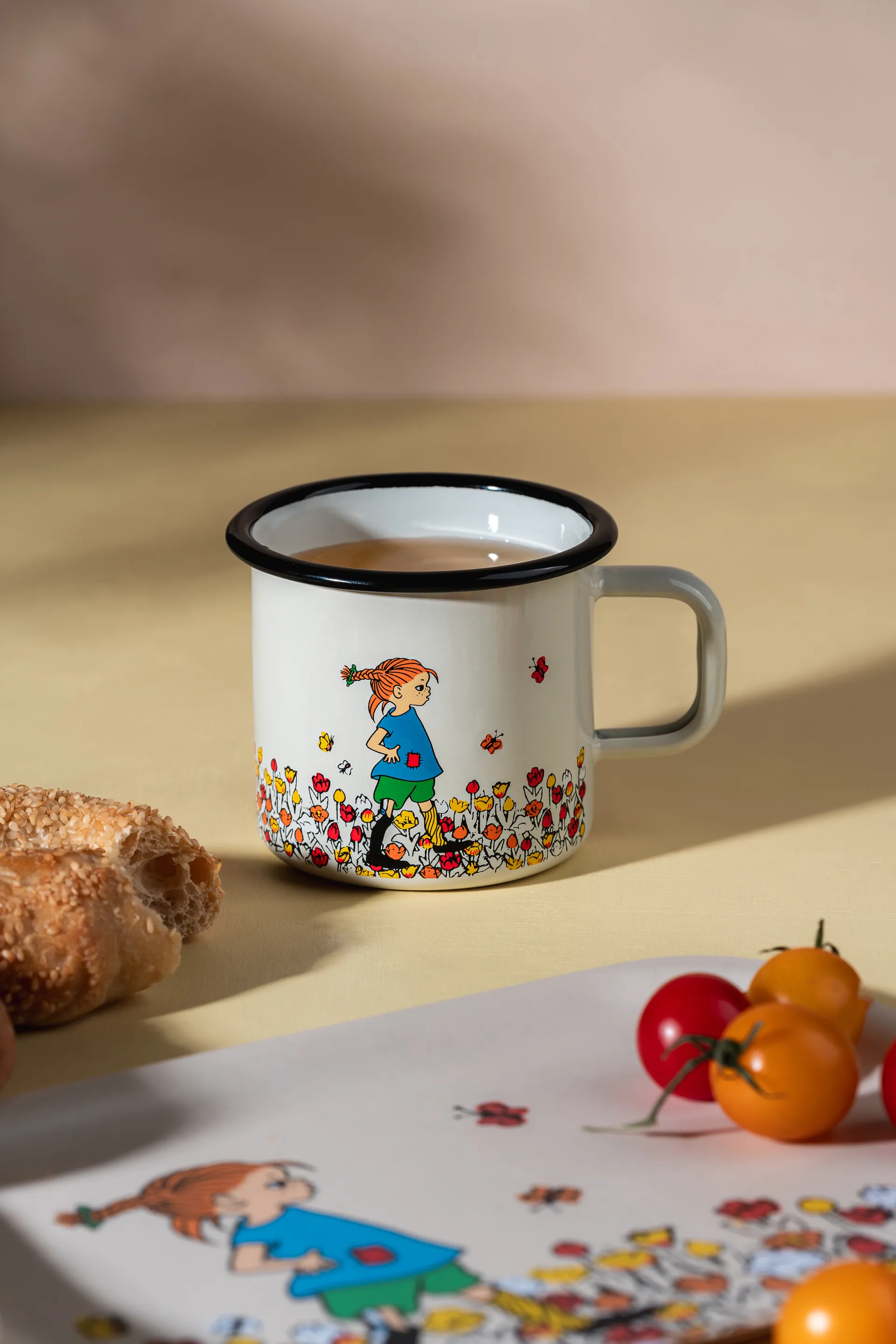 Tasse en émail Fifi Brindacier 3,7 dl, Be More Pippi Muurla