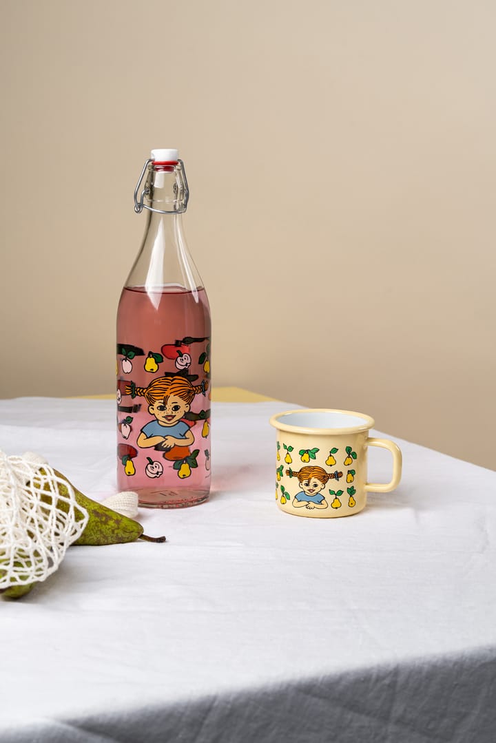 Tasse en émail Fifi Brindacier 3,7 dl, Fruits Muurla