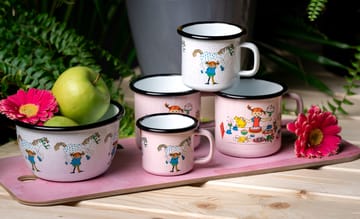 Tasse en émail Fifi et le cheval 2,5 dl - Blanc - Muurla