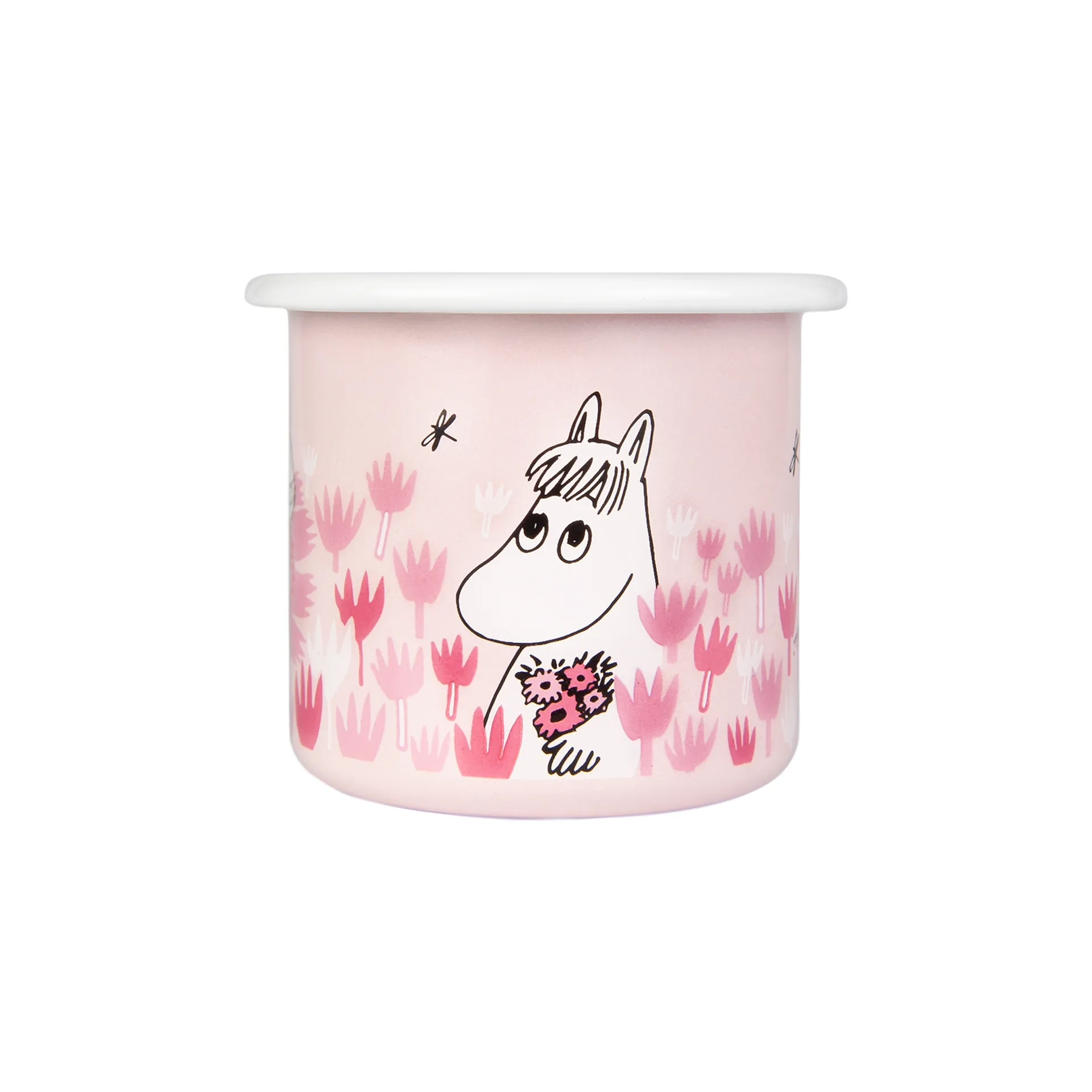 Tasse en émail Girls 25 cl, Rose Muurla