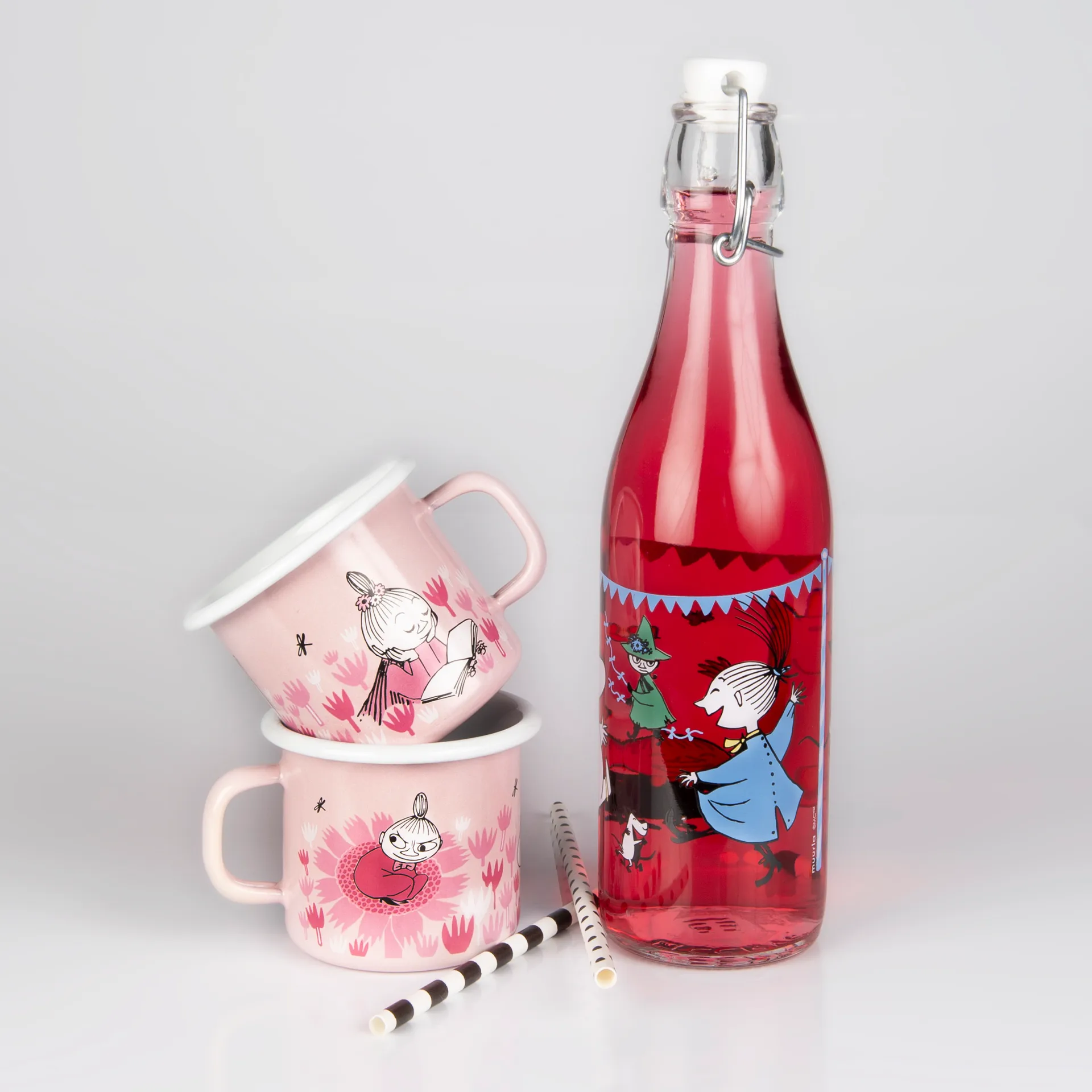 Tasse en émail Girls 25 cl, Rose Muurla