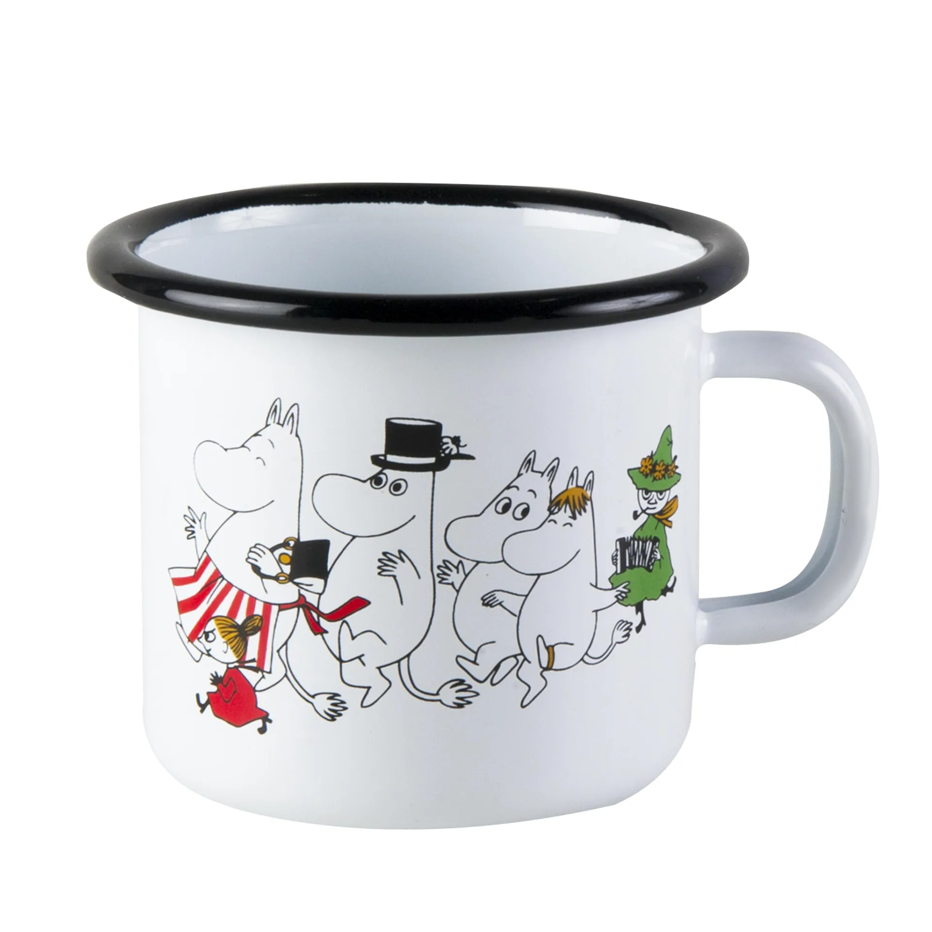 Tasse en émail Moomindalen, 2,5 dl Muurla
