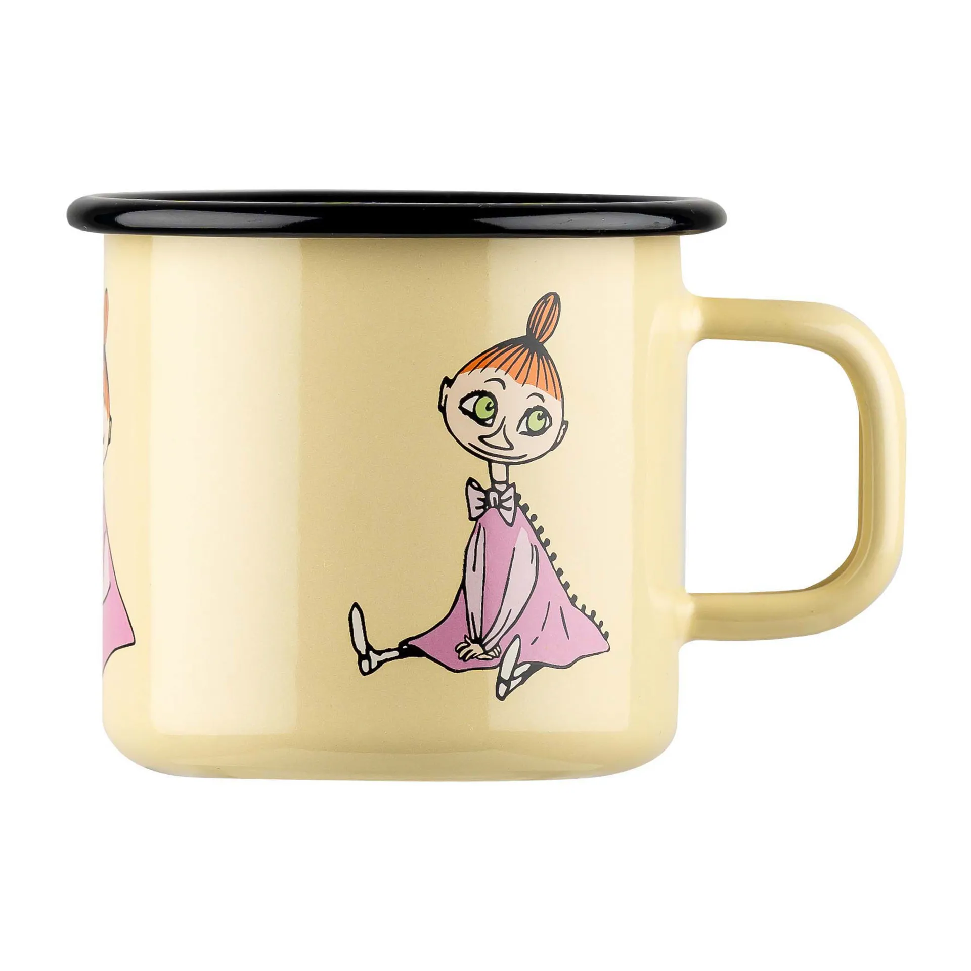 Tasse en émail Mymble Retro 37 cl, Yellow Muurla