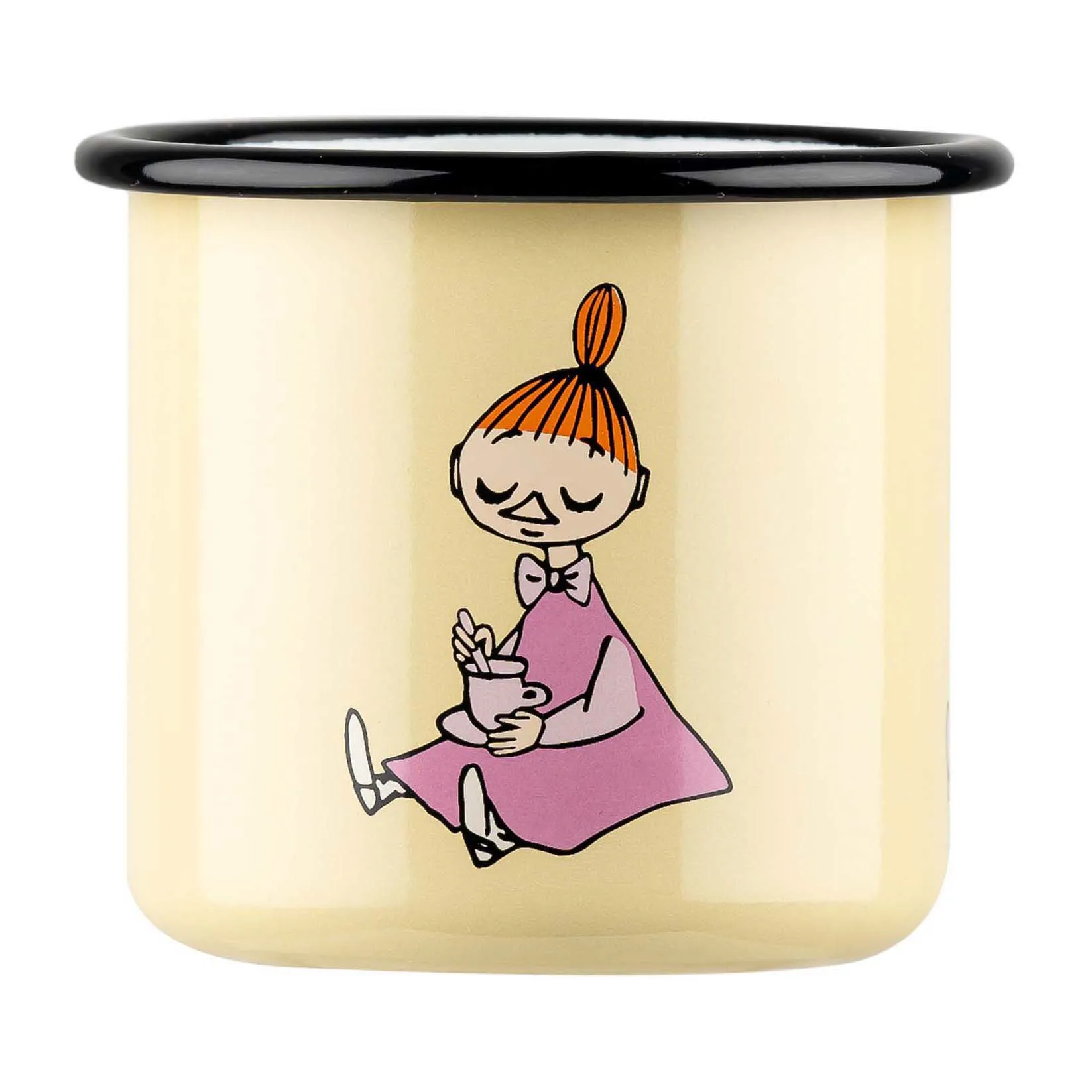 Tasse en émail Mymble Retro 37 cl, Yellow Muurla