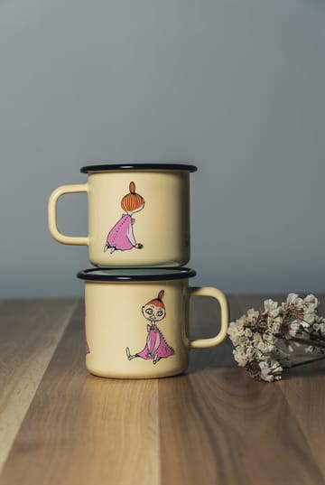 Tasse en émail Mymble Retro 37 cl - Yellow - Muurla