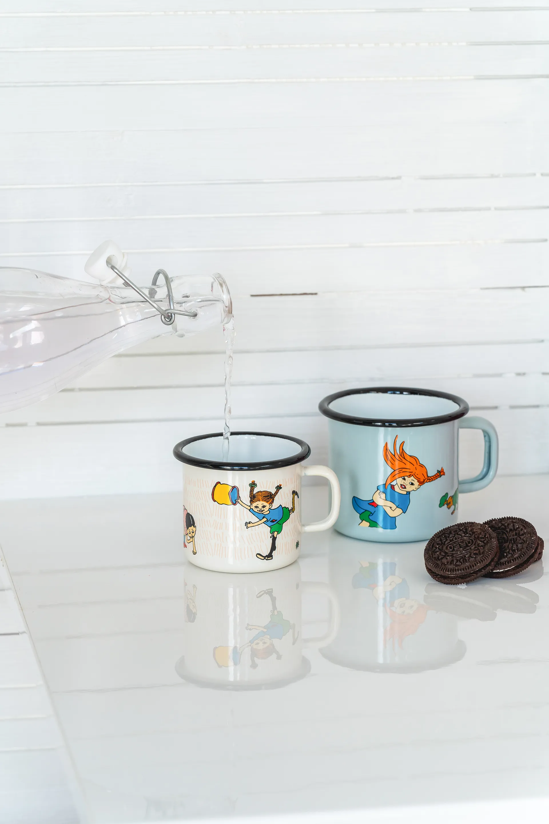 Tasse en émail Pippi The Snirkle Hunt 25 cl, Multi Muurla