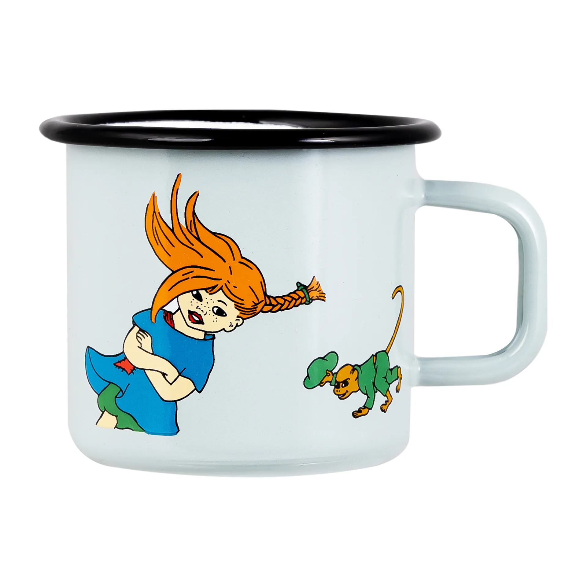 Tasse en émail Pippi The Strongest Girl 37 cl, Multi Muurla