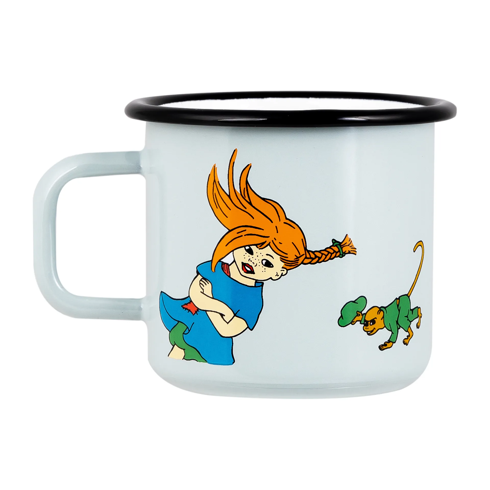 Tasse en émail Pippi The Strongest Girl 37 cl, Multi Muurla