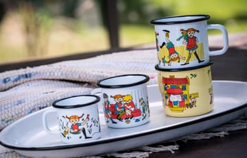 Tasse en émail Villa Villekulla 3,7 dl - Jaune - Muurla