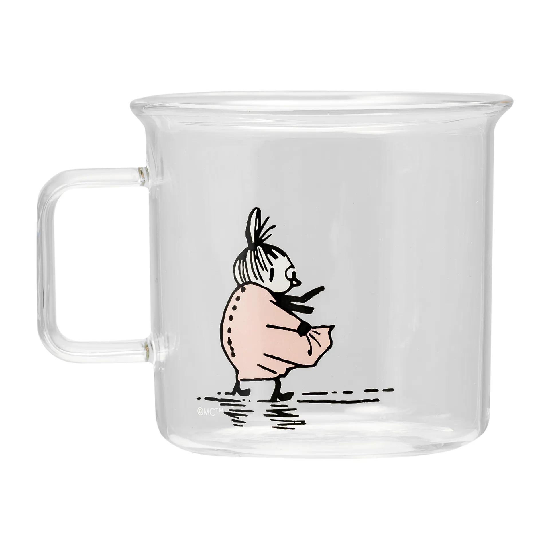Tasse en verre Little My 35 cl, Transparent Muurla